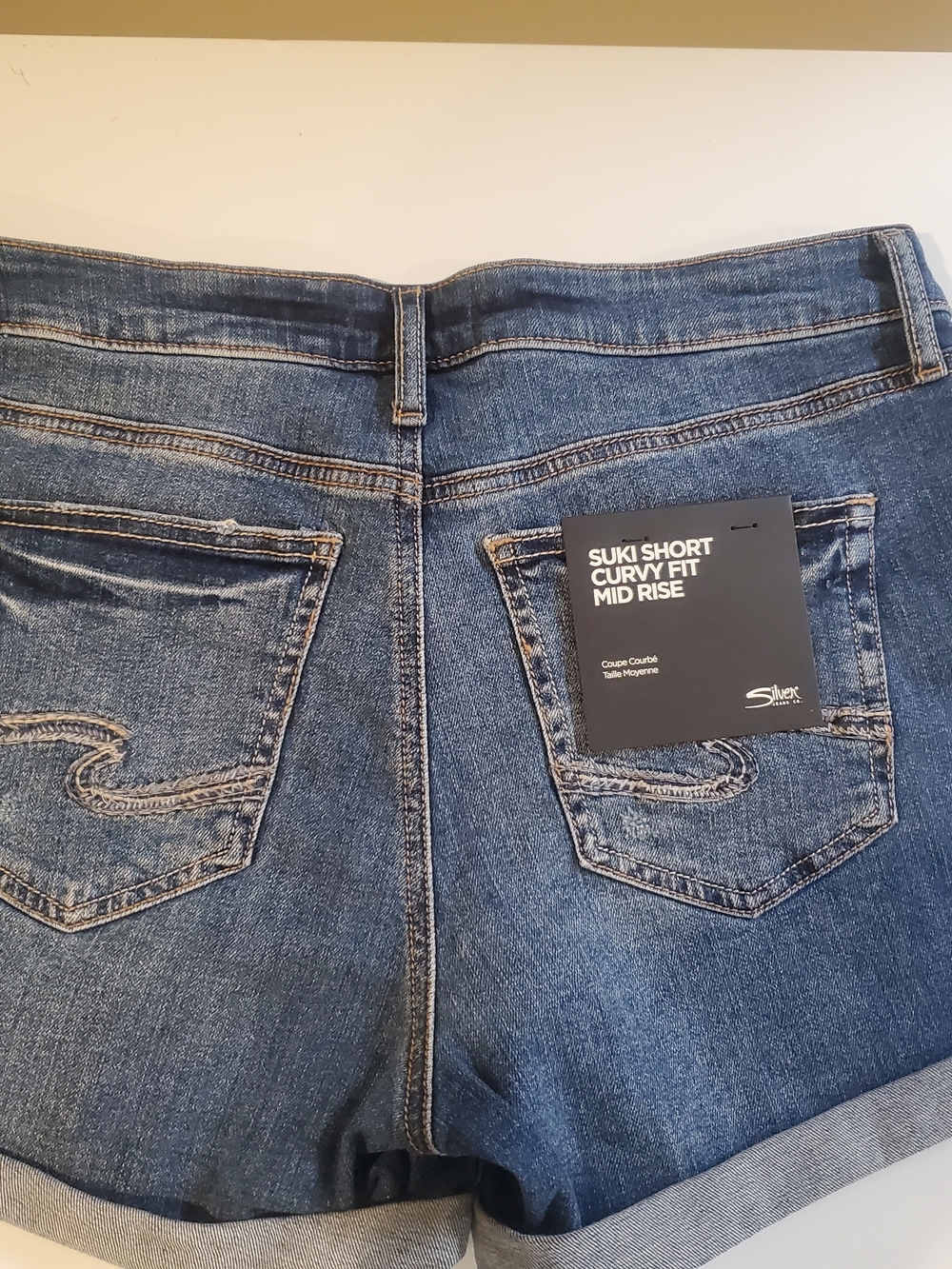 Silver Jeans Women's Blue Denim Short Jeans - Picture 3 of 12